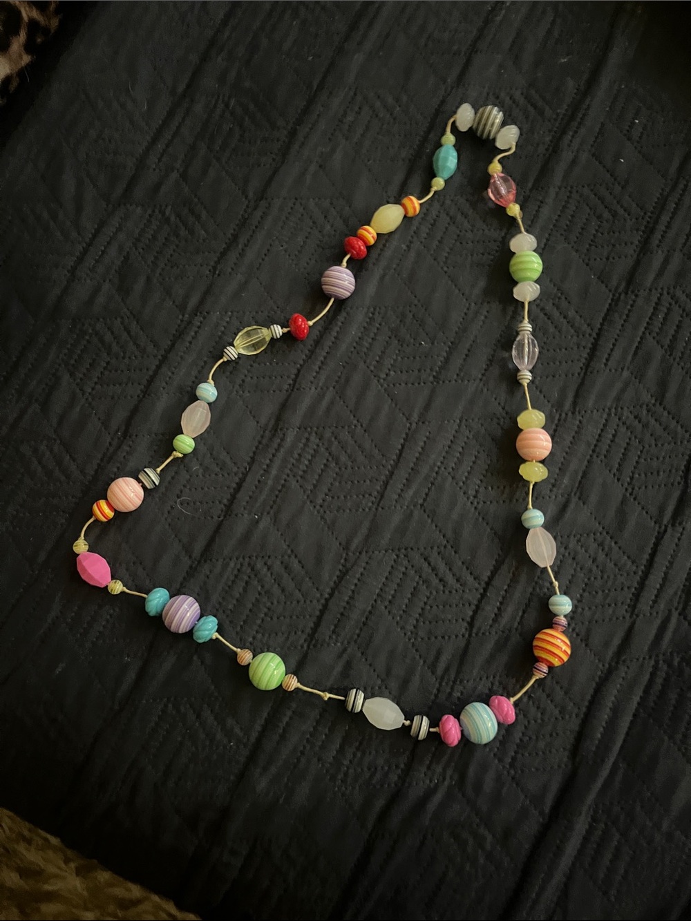 Colorful Multicolor Beaded Necklace